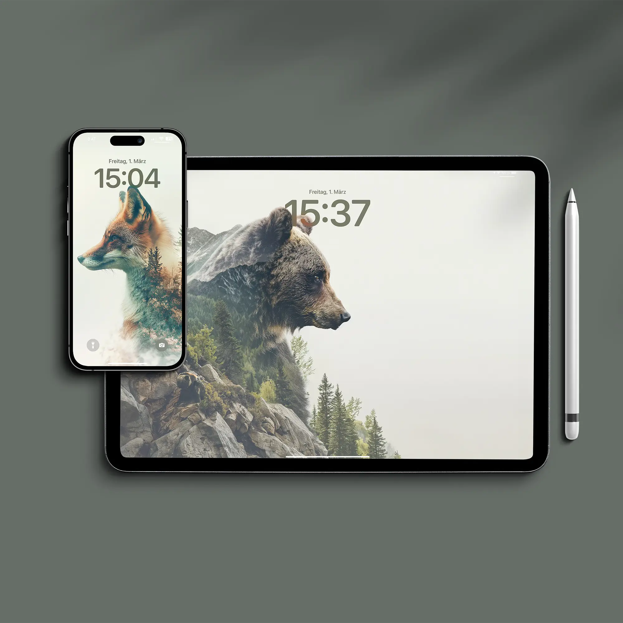 Doppelbelichtungen Hintergrundbilder Volume 1
