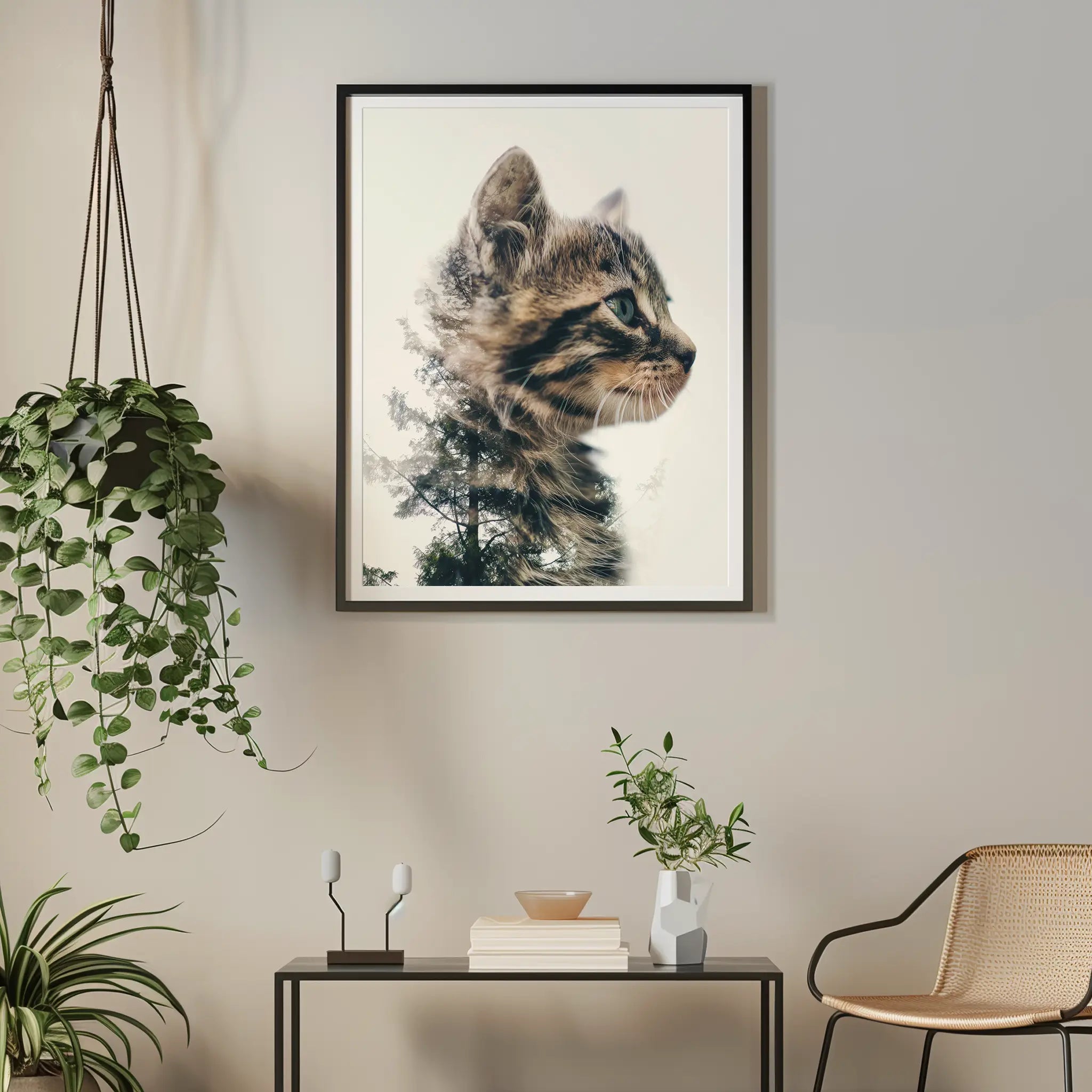 Double exposure kitten 2