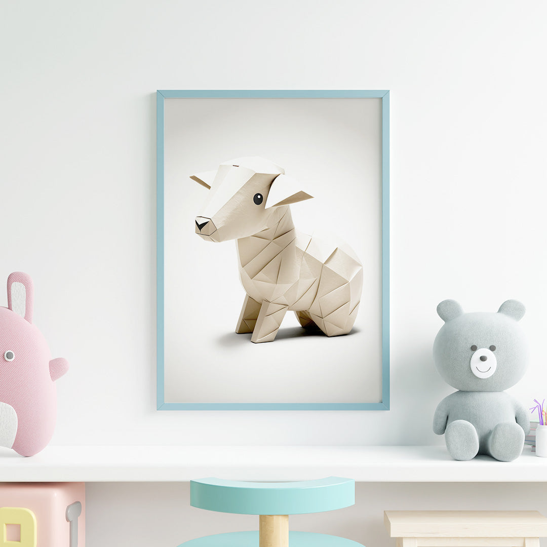 Origami Tierbabys - 9 druckbare Bildvorlagen