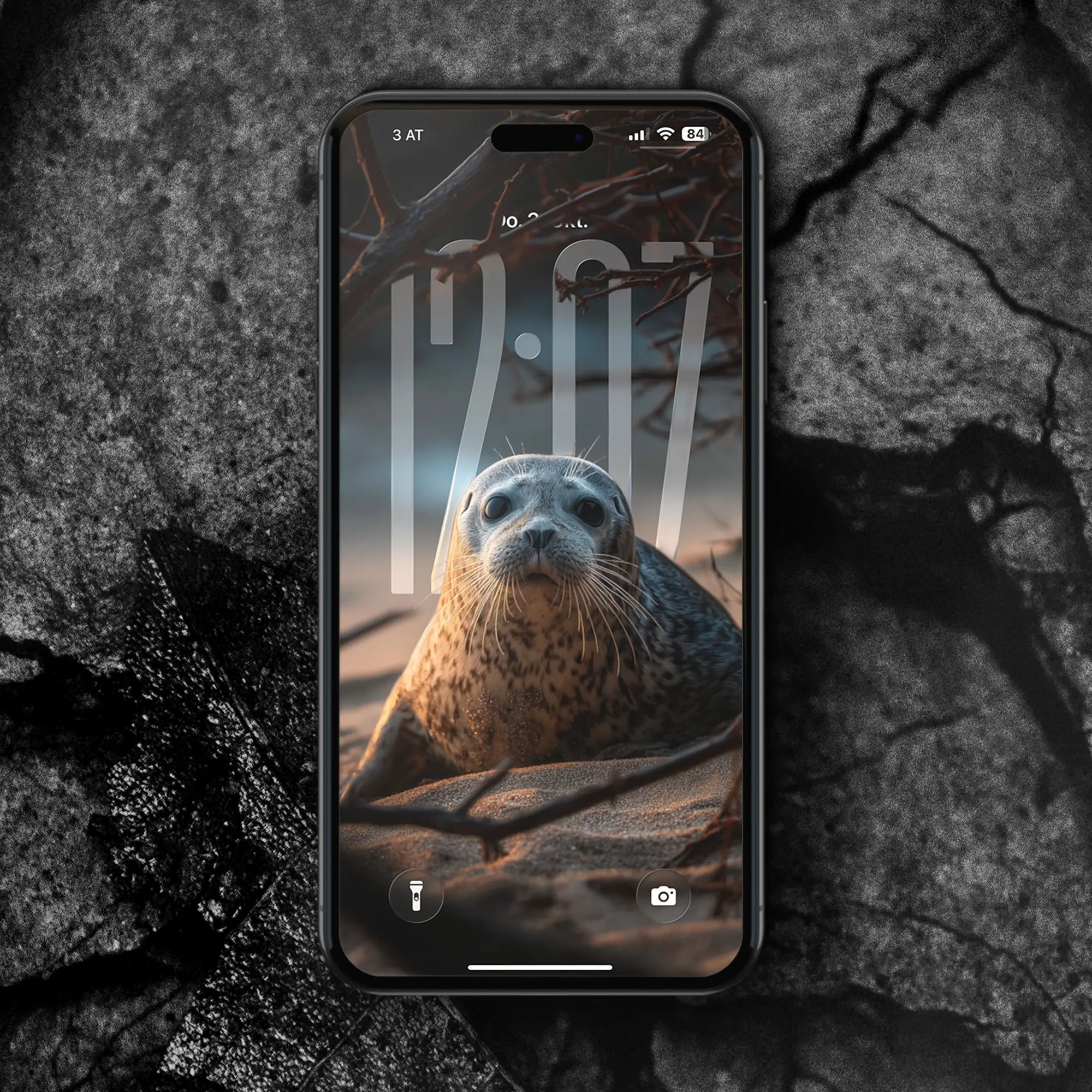 Fond d'écran animal 3D pour iPhone