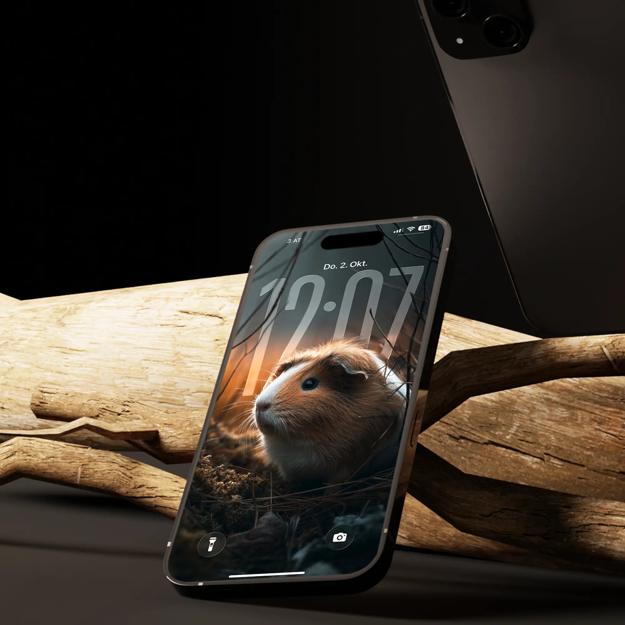 Fond d'écran animal 3D pour iPhone