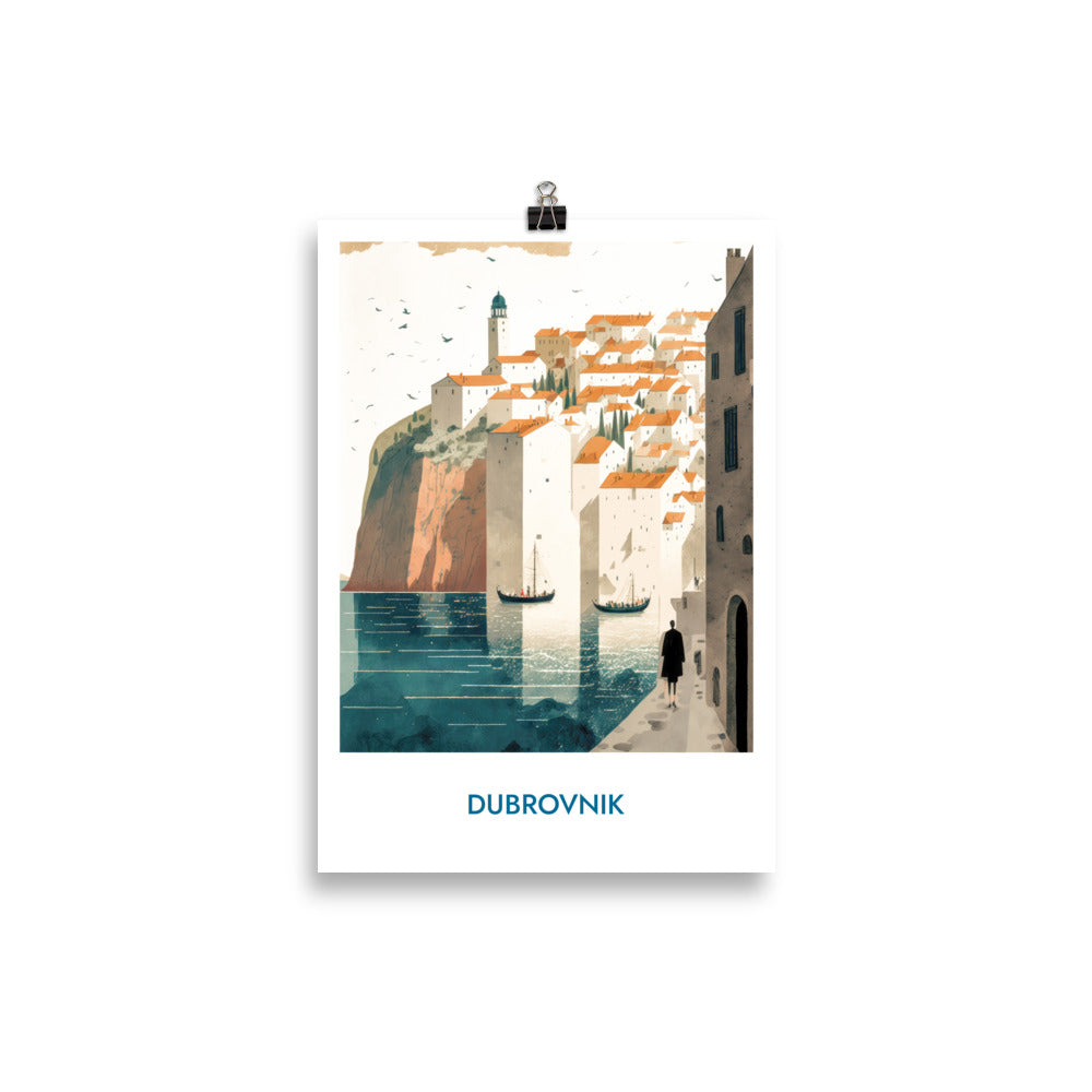 Dubrovnik - with writing