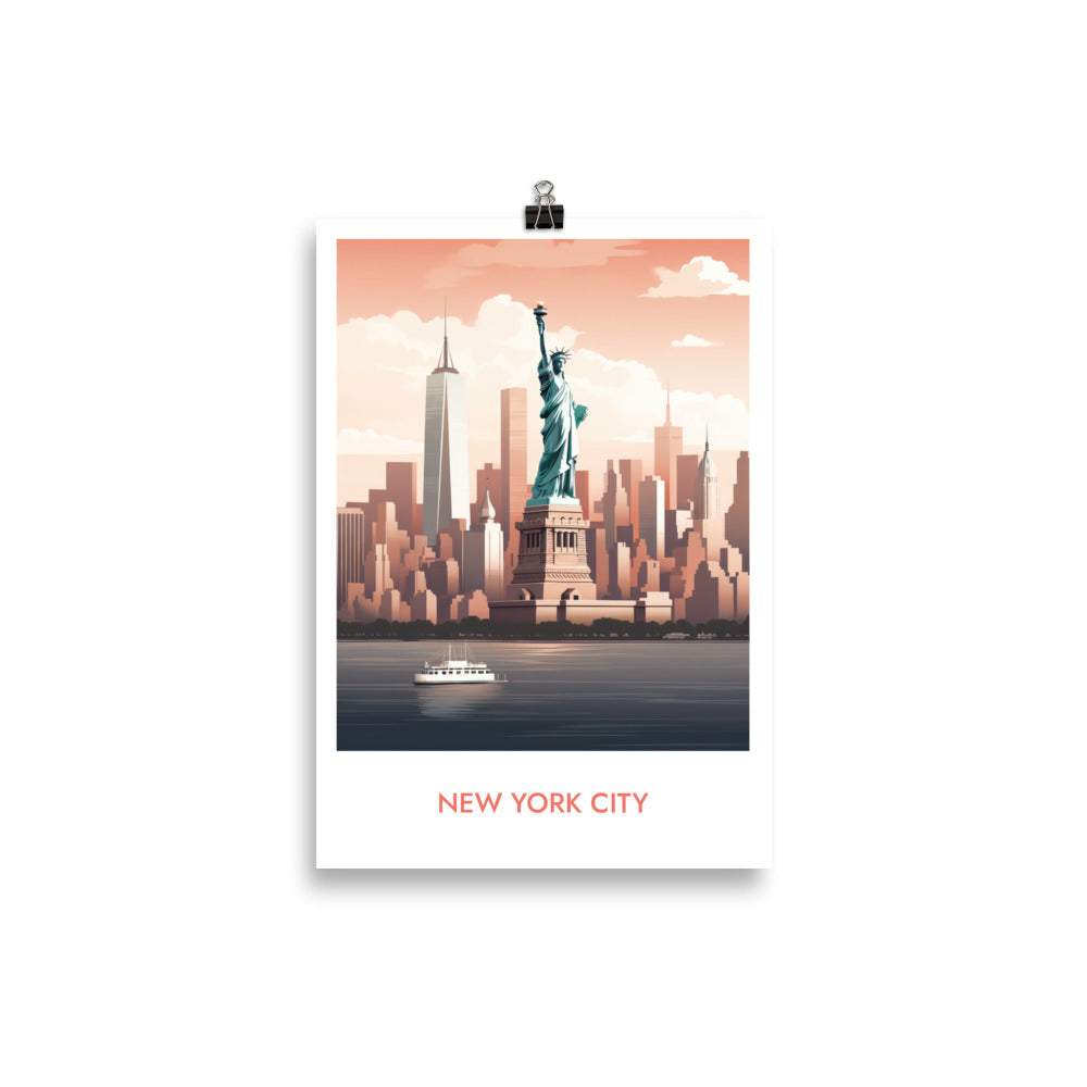 New York City - with writing