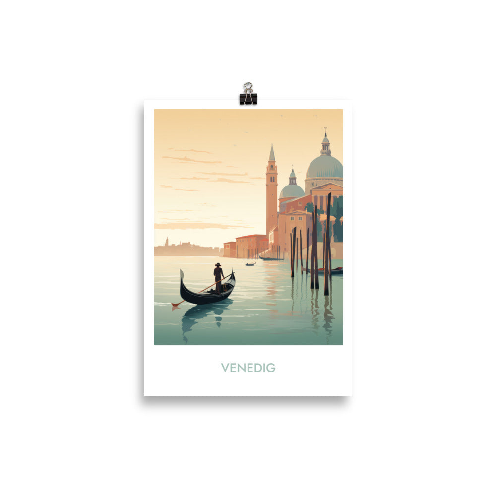 Venedig - mit Schrift