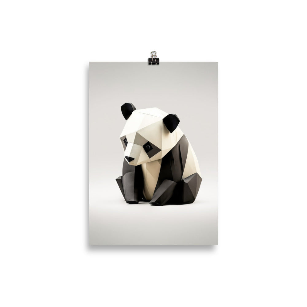 Bébé panda en origami