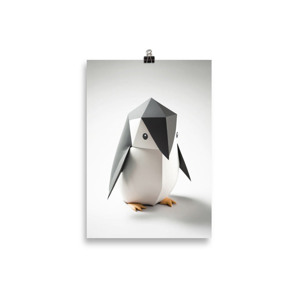 Bébé pingouin en origami