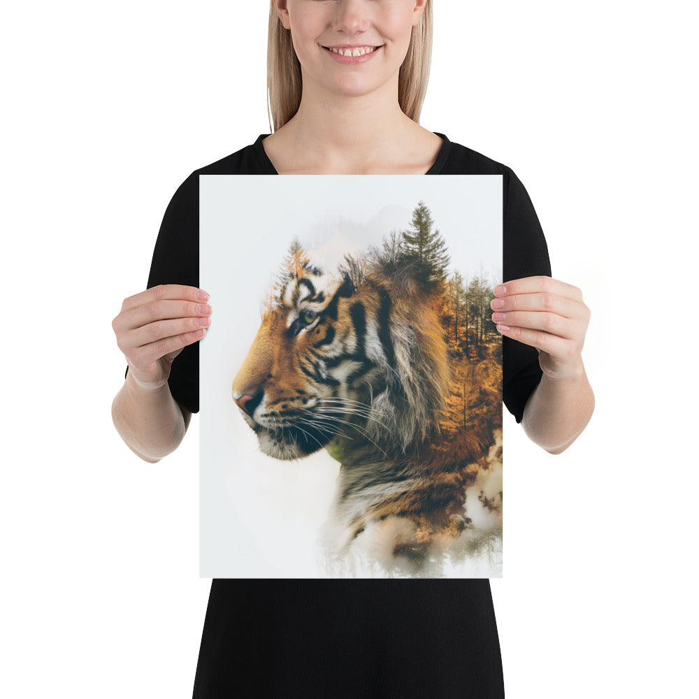Double exposure tiger 1