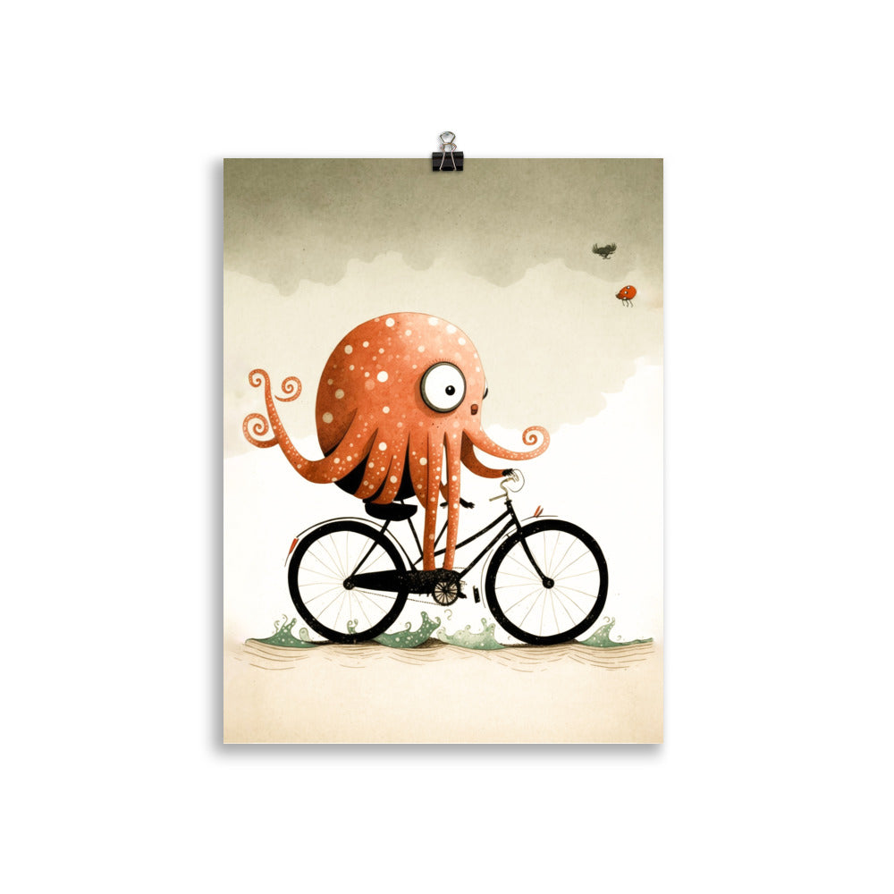 Squid on a bike