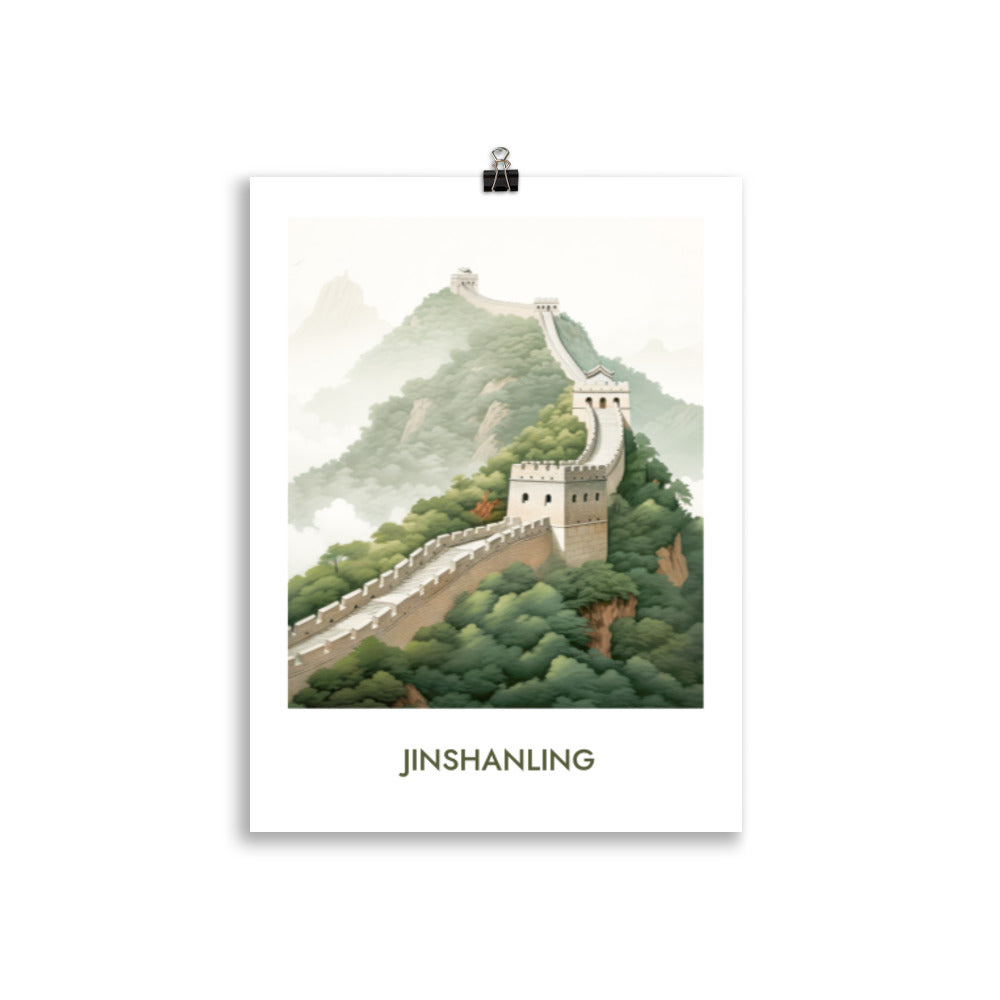 Jinshanling - mit Schrift