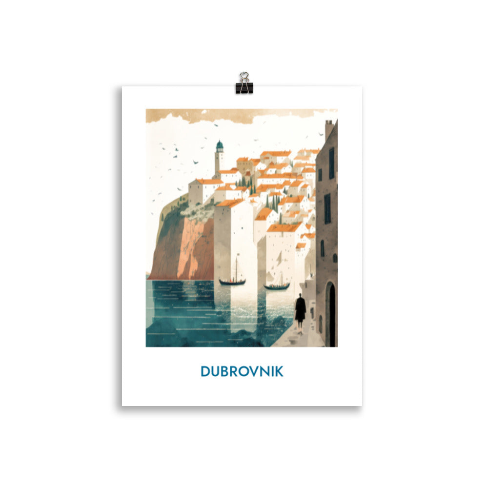 Dubrovnik - mit Schrift