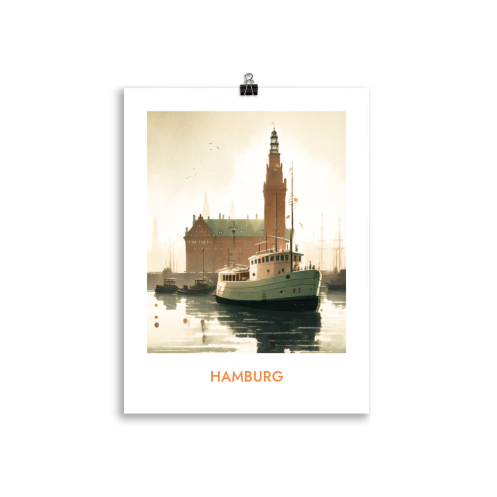 Hamburg - with writing