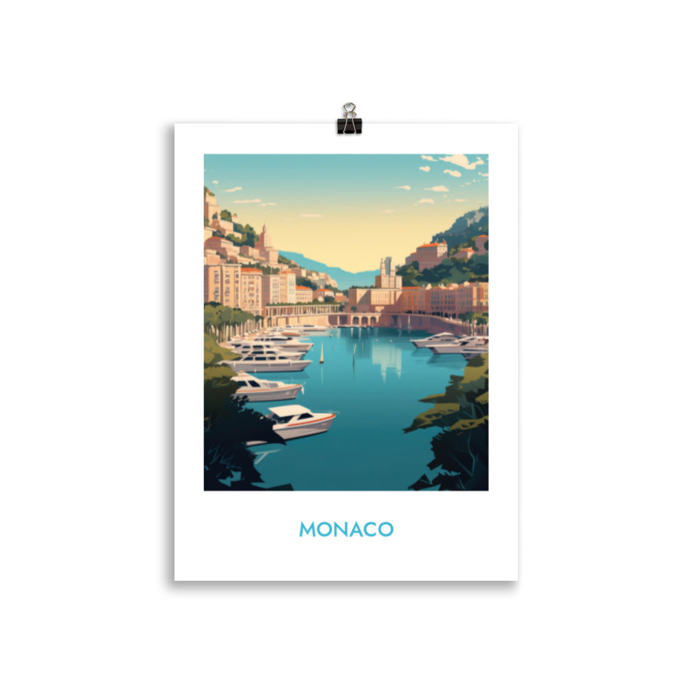 Monaco - mit Schrift