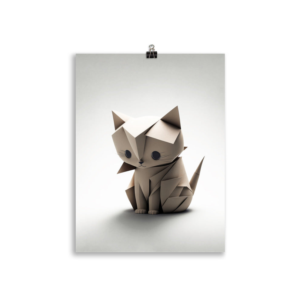 Bébé chat en origami