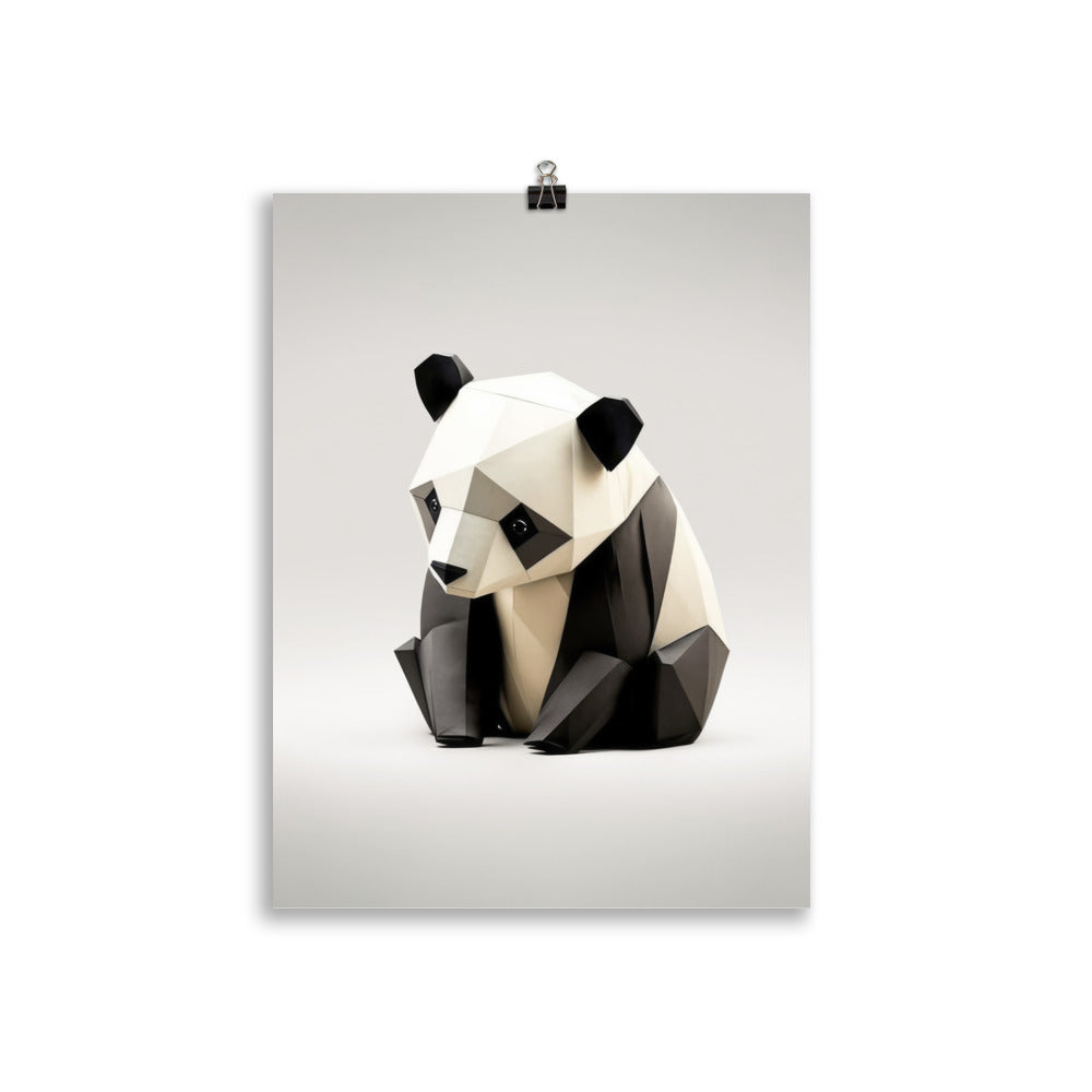 Bébé panda en origami