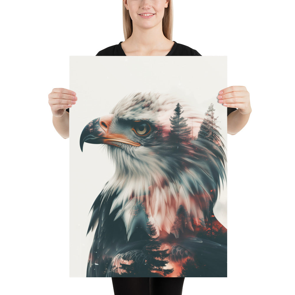 Double exposure eagle 1