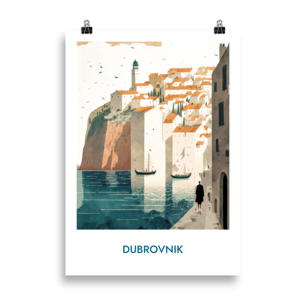 Dubrovnik - mit Schrift