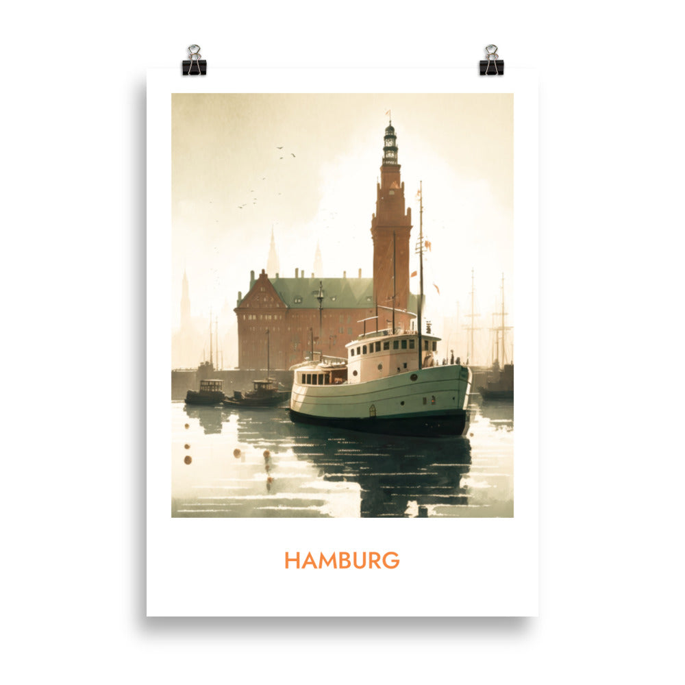 Hamburg - with writing