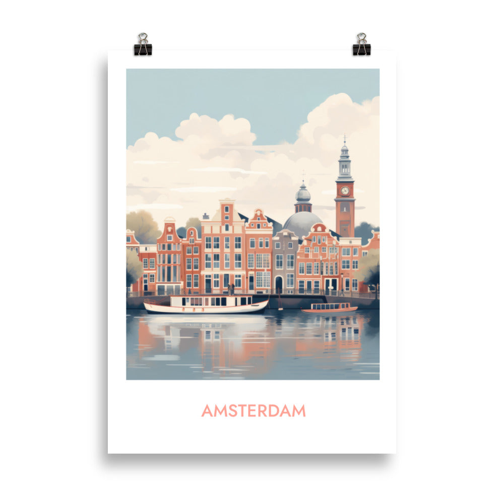 Amsterdam - mit Schrift