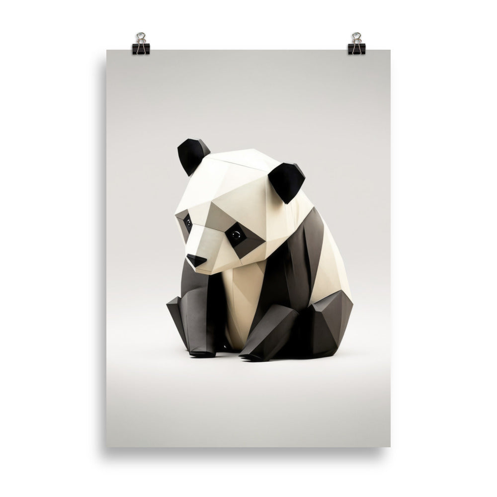 Bébé panda en origami