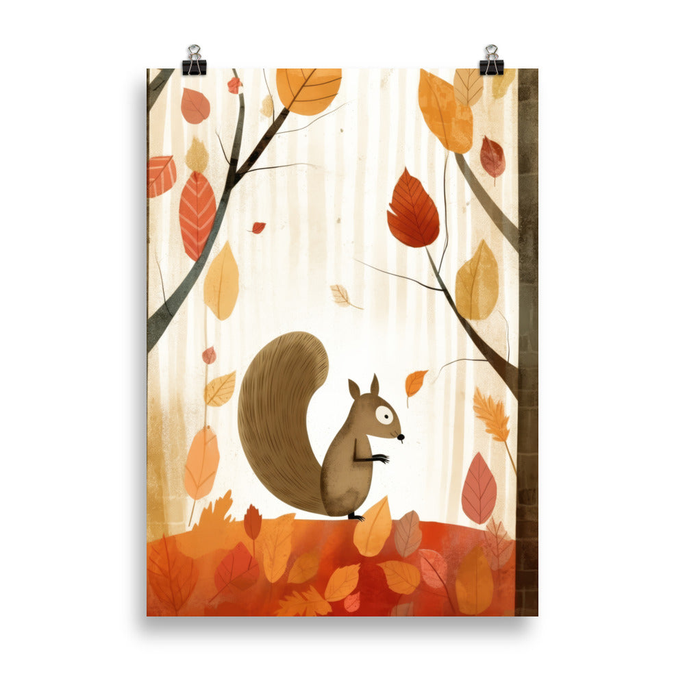 Écureuils d'automne