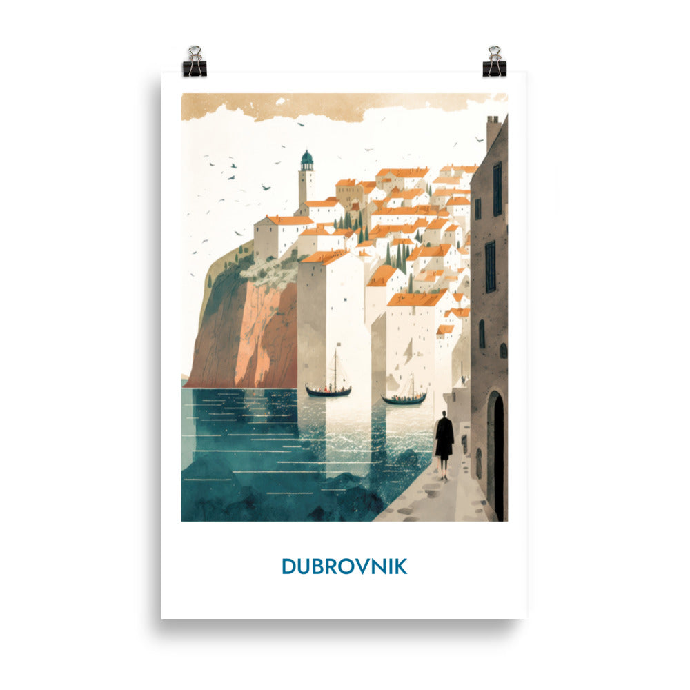 Dubrovnik - mit Schrift