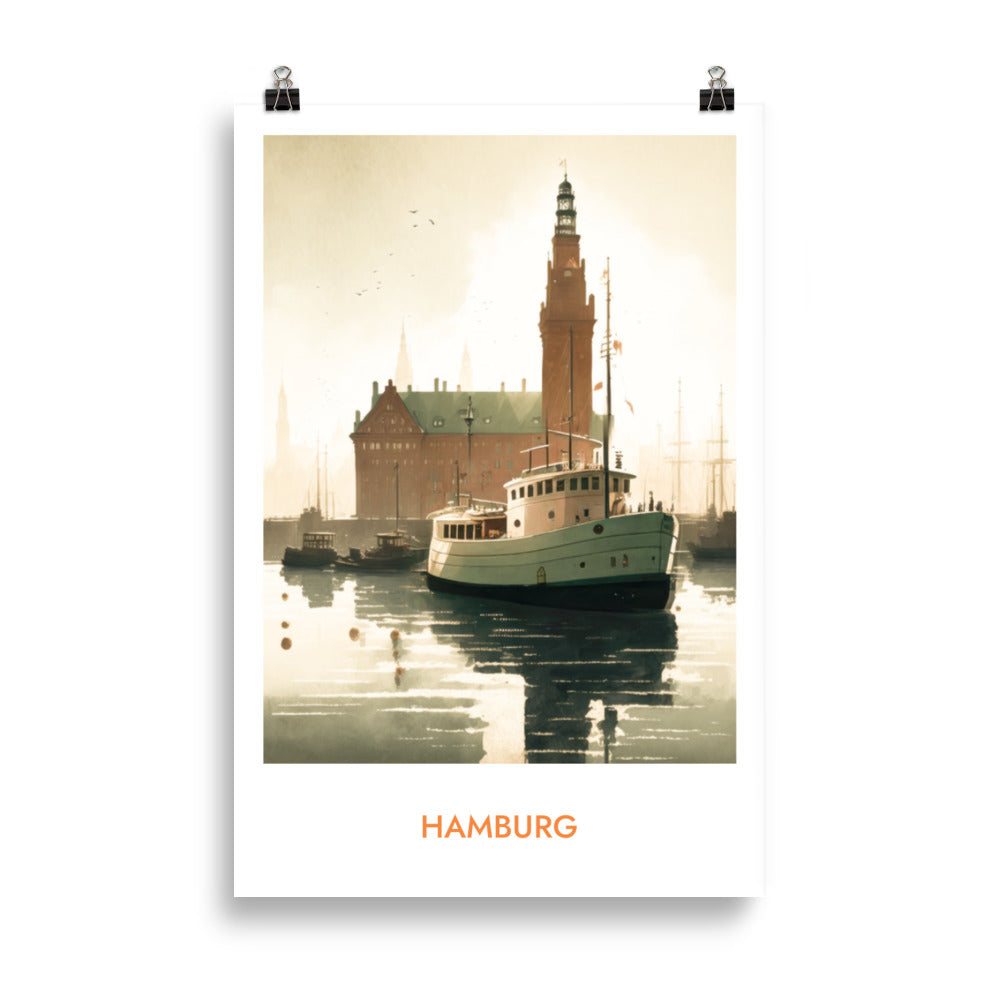 Hamburg - with writing