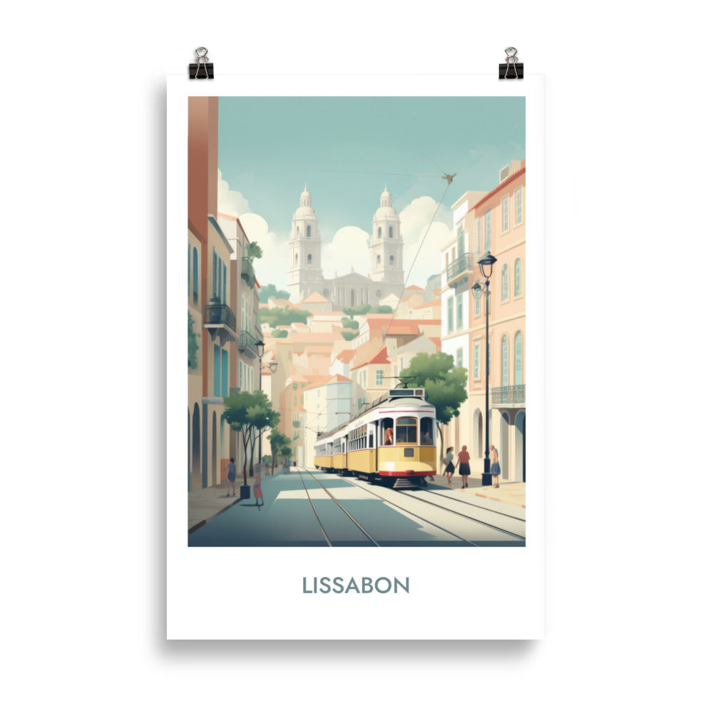 Lissabon - mit Schrift