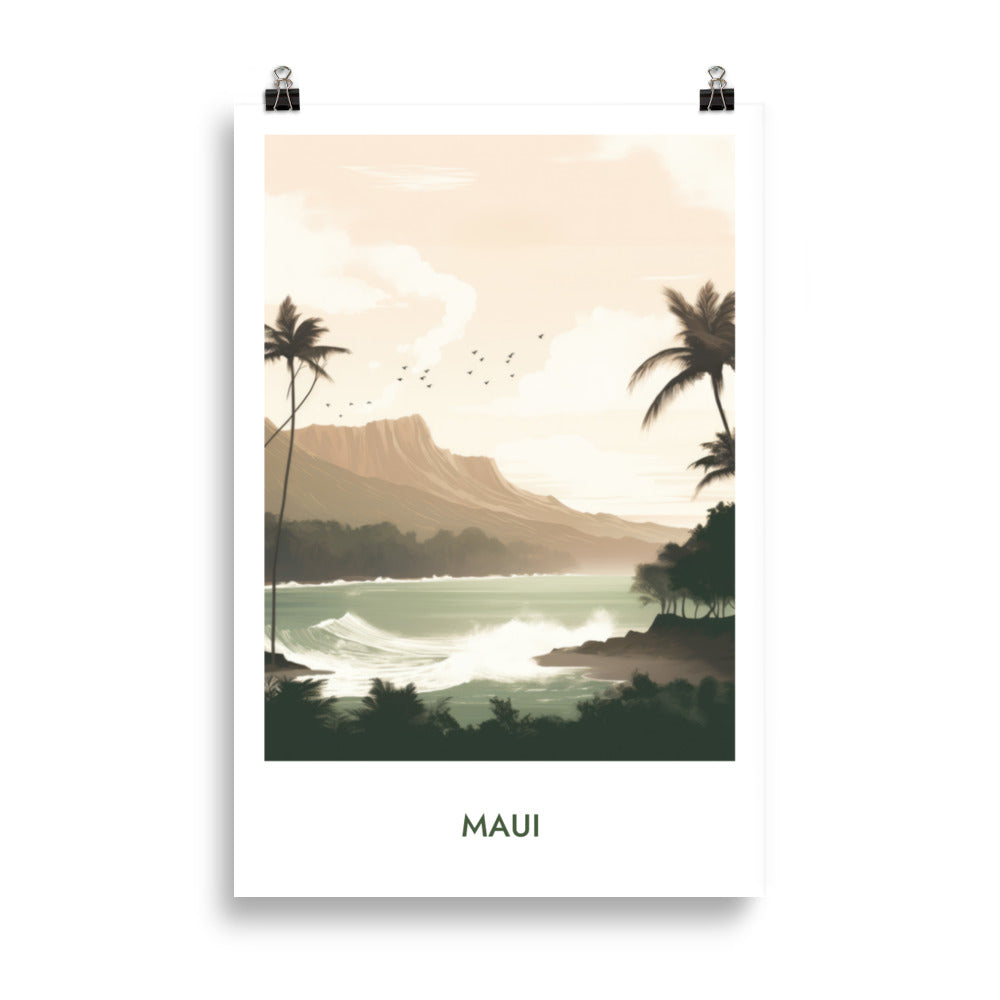 Maui - mit Schrift