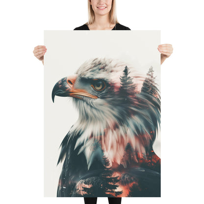 Double exposure eagle 1