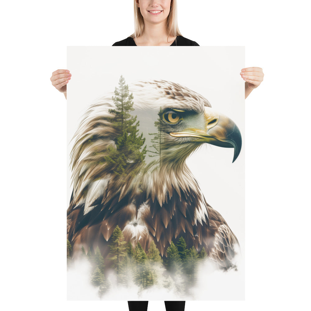 Double exposure eagle 2
