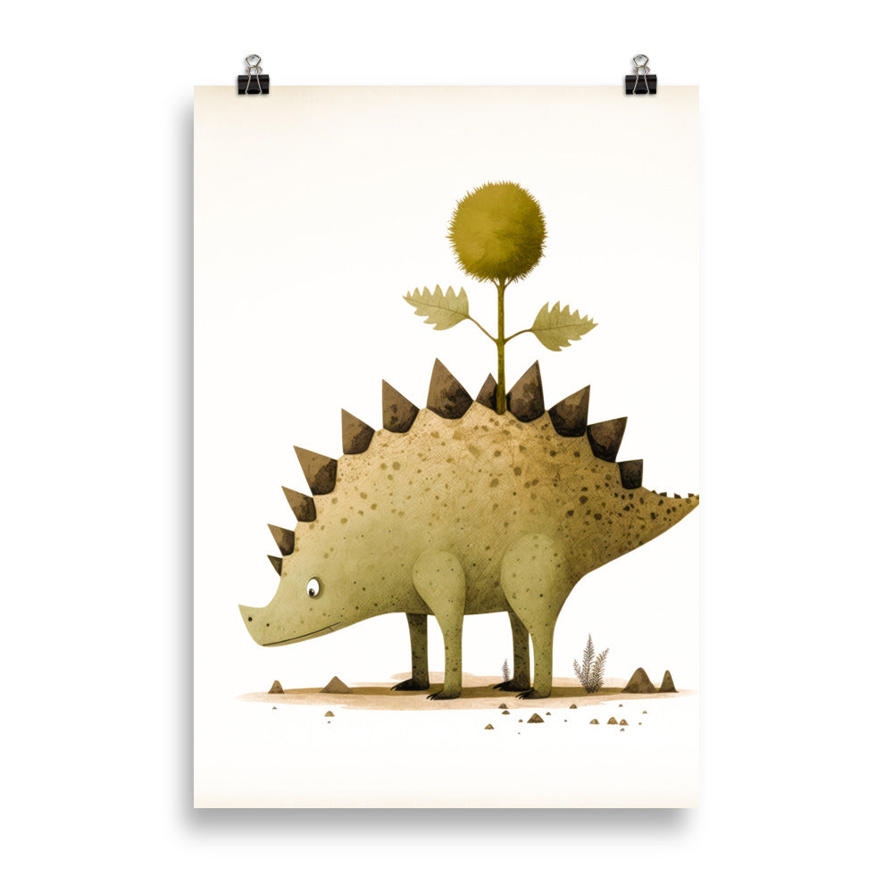 curious Stegosaurus