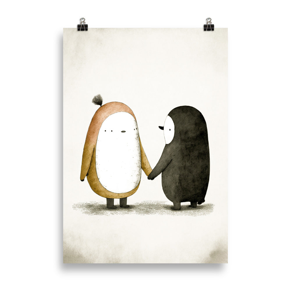 Pinguin Zweisamkeit