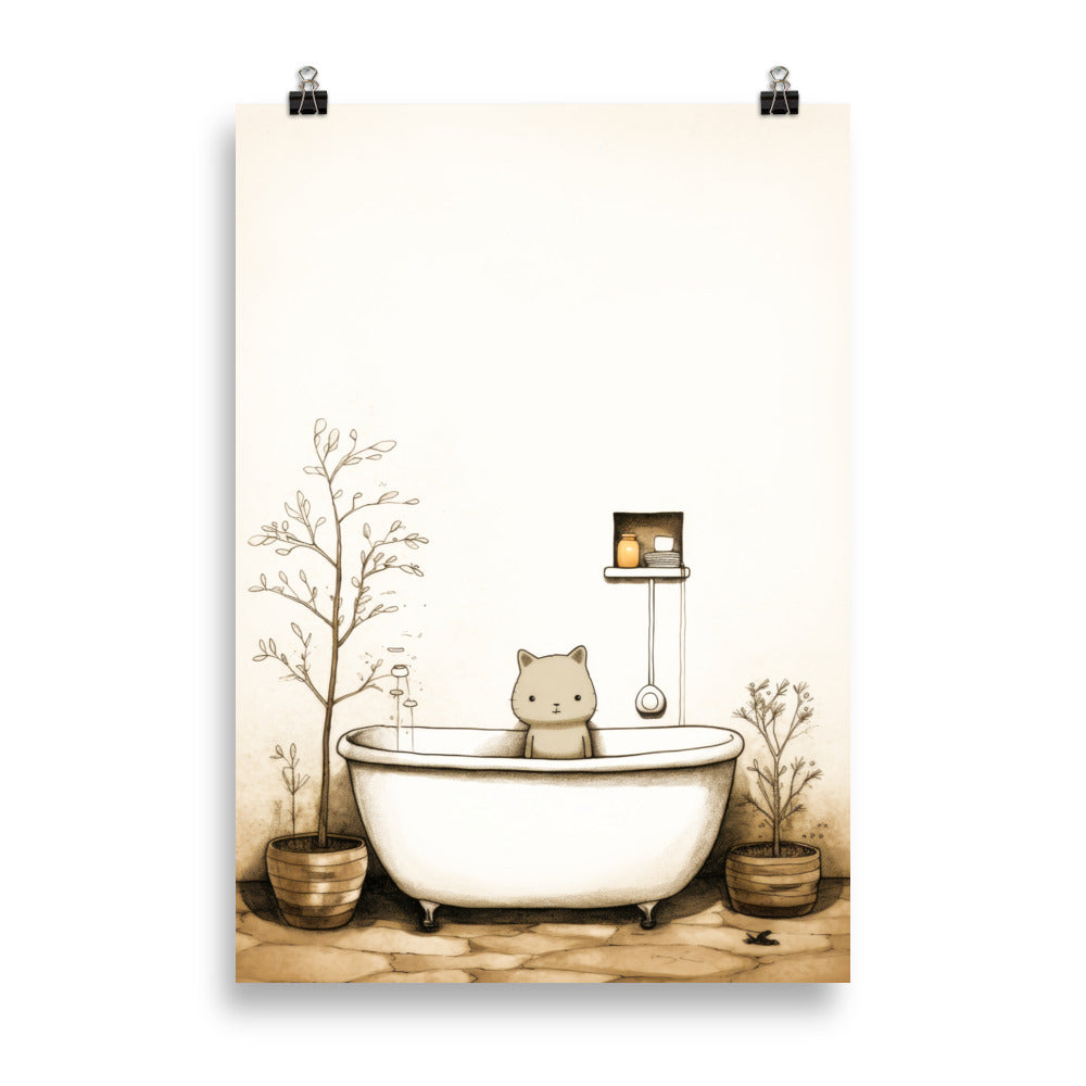 Cat in the tub
