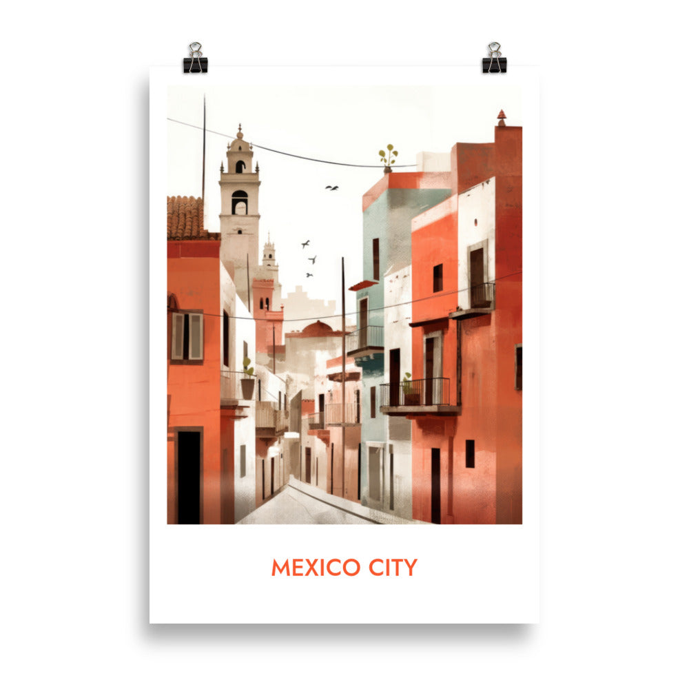 Mexico City - with writing