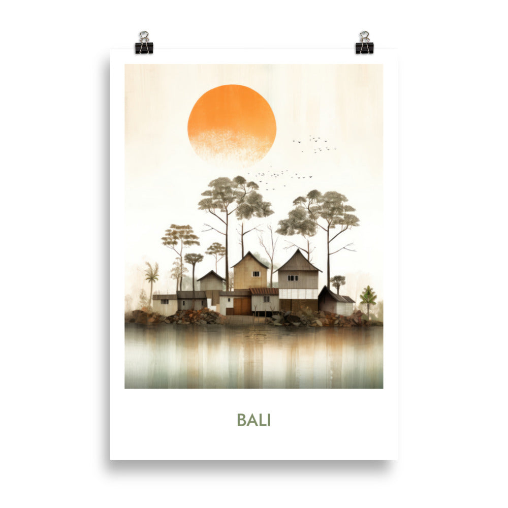 Bali - mit Schrift