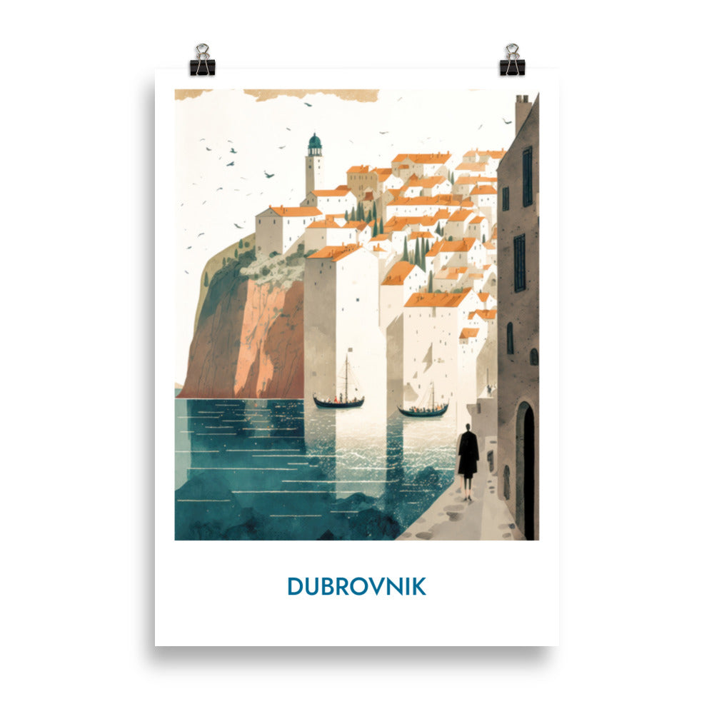 Dubrovnik - mit Schrift