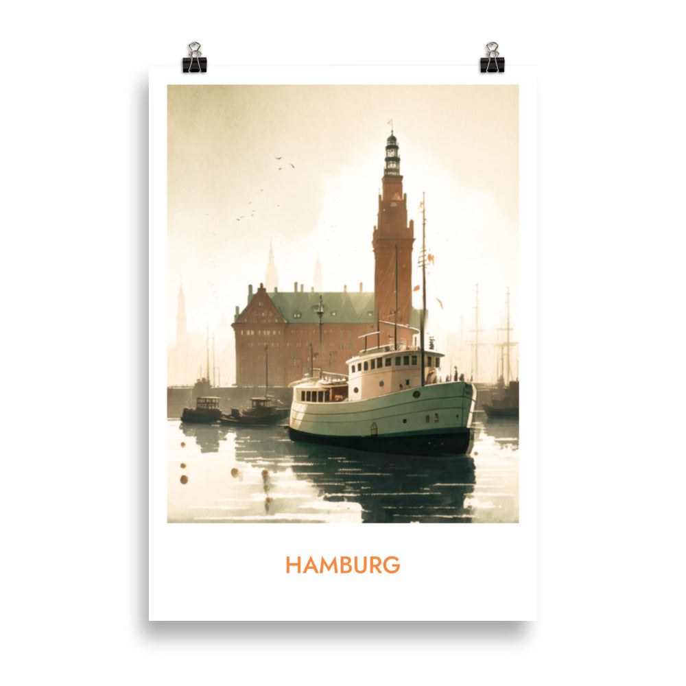 Hamburg - with writing