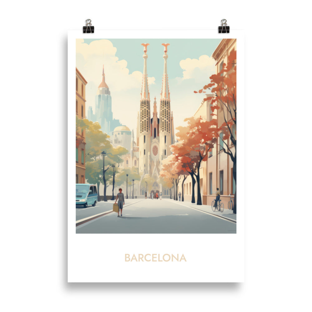 Barcelona - with writing