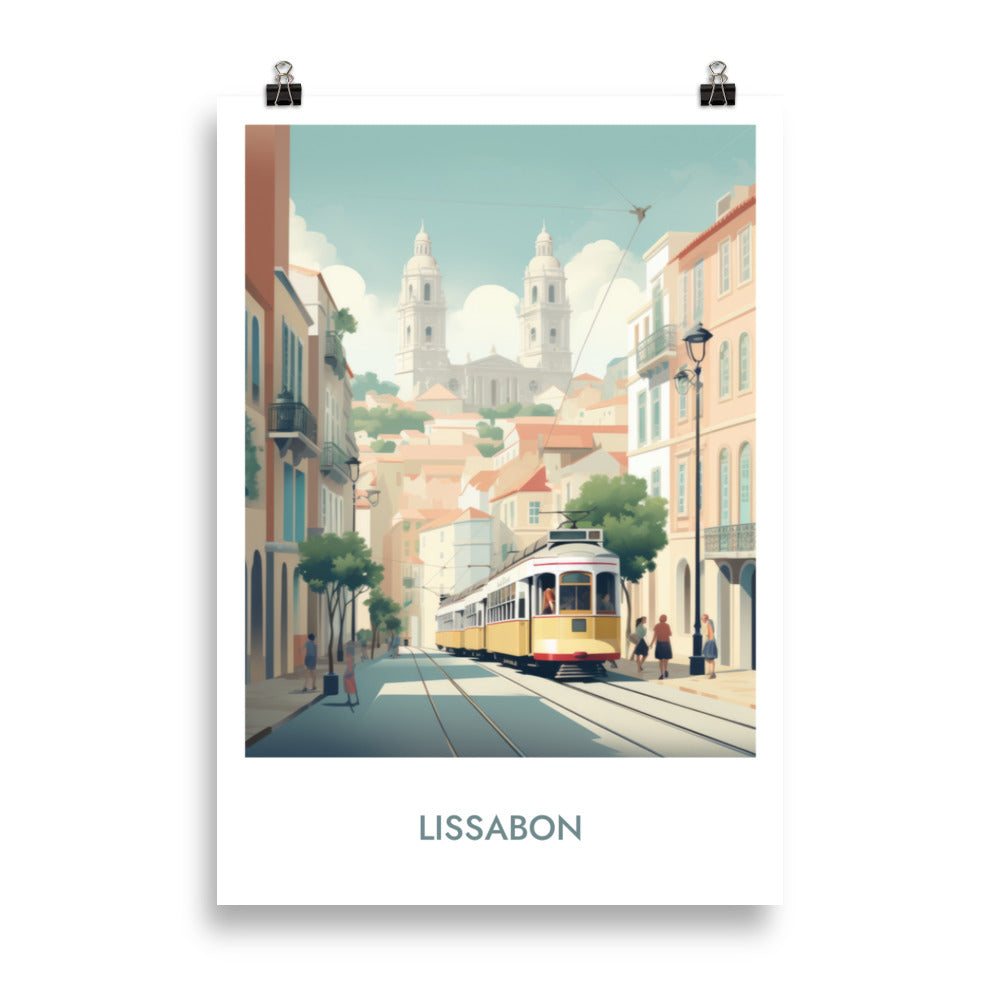 Lissabon - mit Schrift