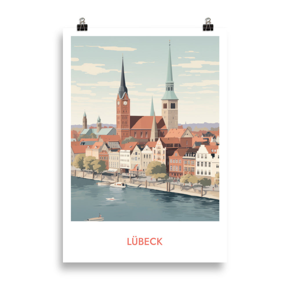 Lübeck - mit Schrift