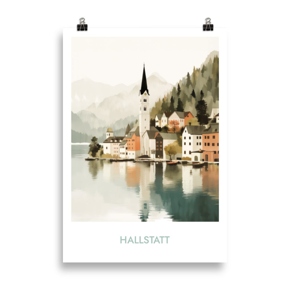 Hallstatt - with writing