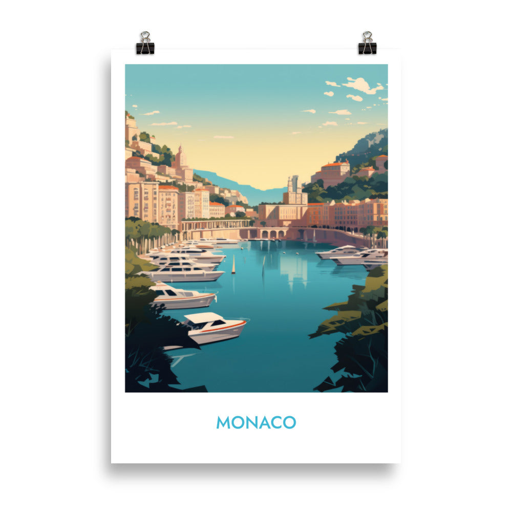 Monaco - mit Schrift