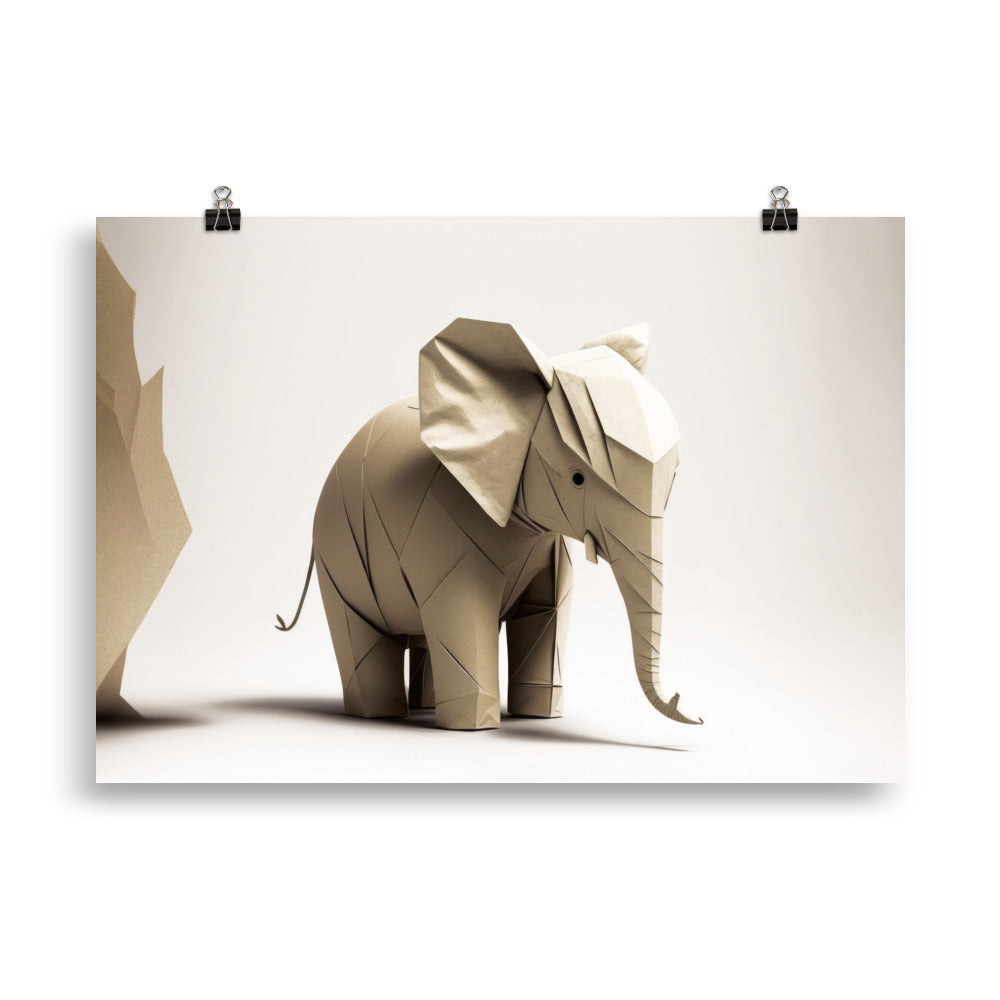 Origami Elefanten Baby