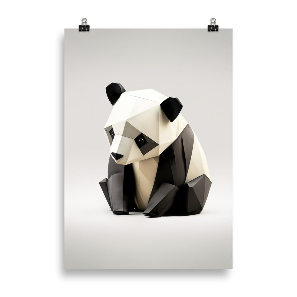 Origami Panda Baby