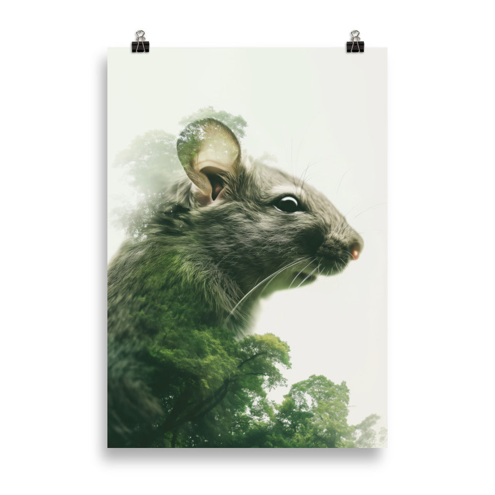 Double exposure mouse