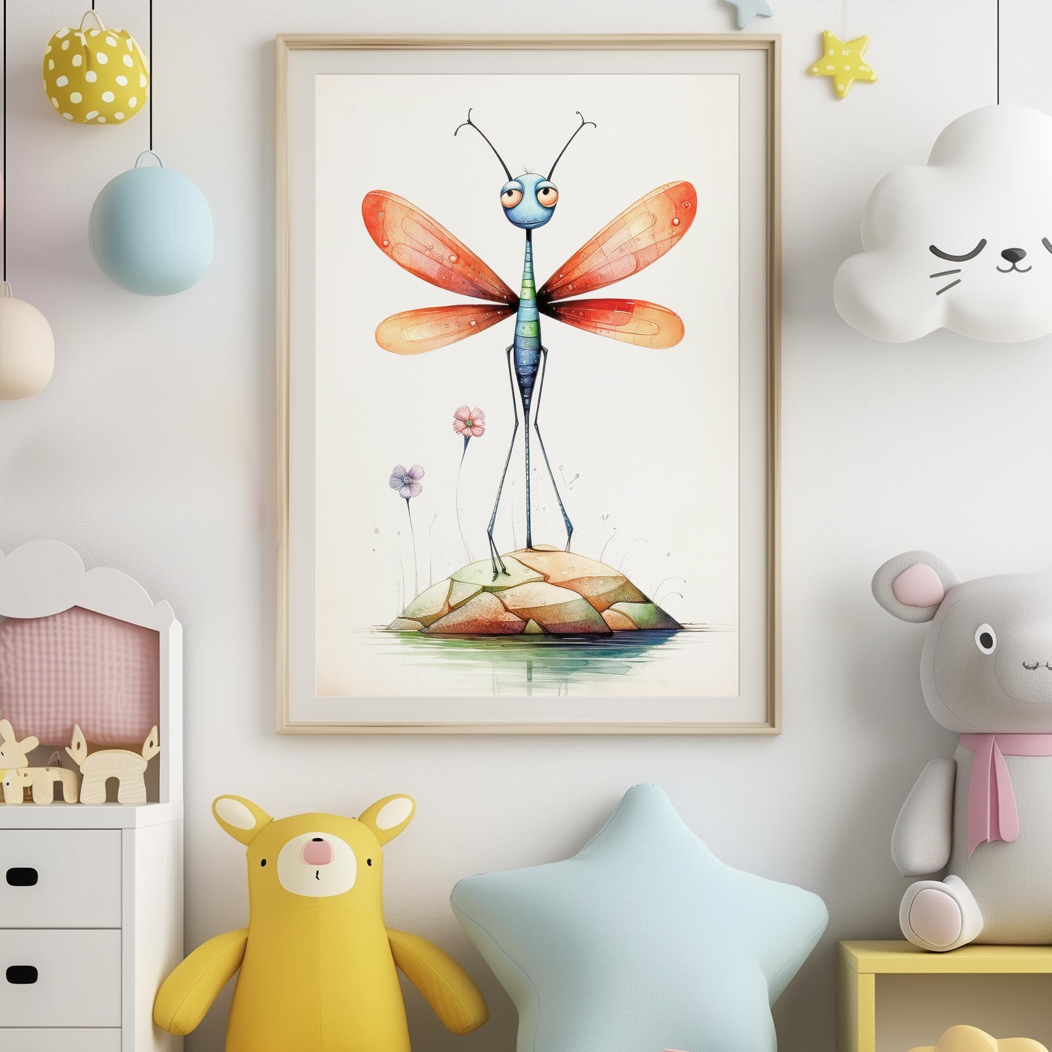 Insectes colorés - 9 modèles d'images imprimables