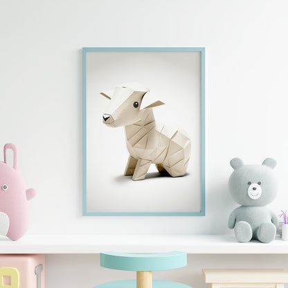 Origami Baby Animals - 9 printable picture templates