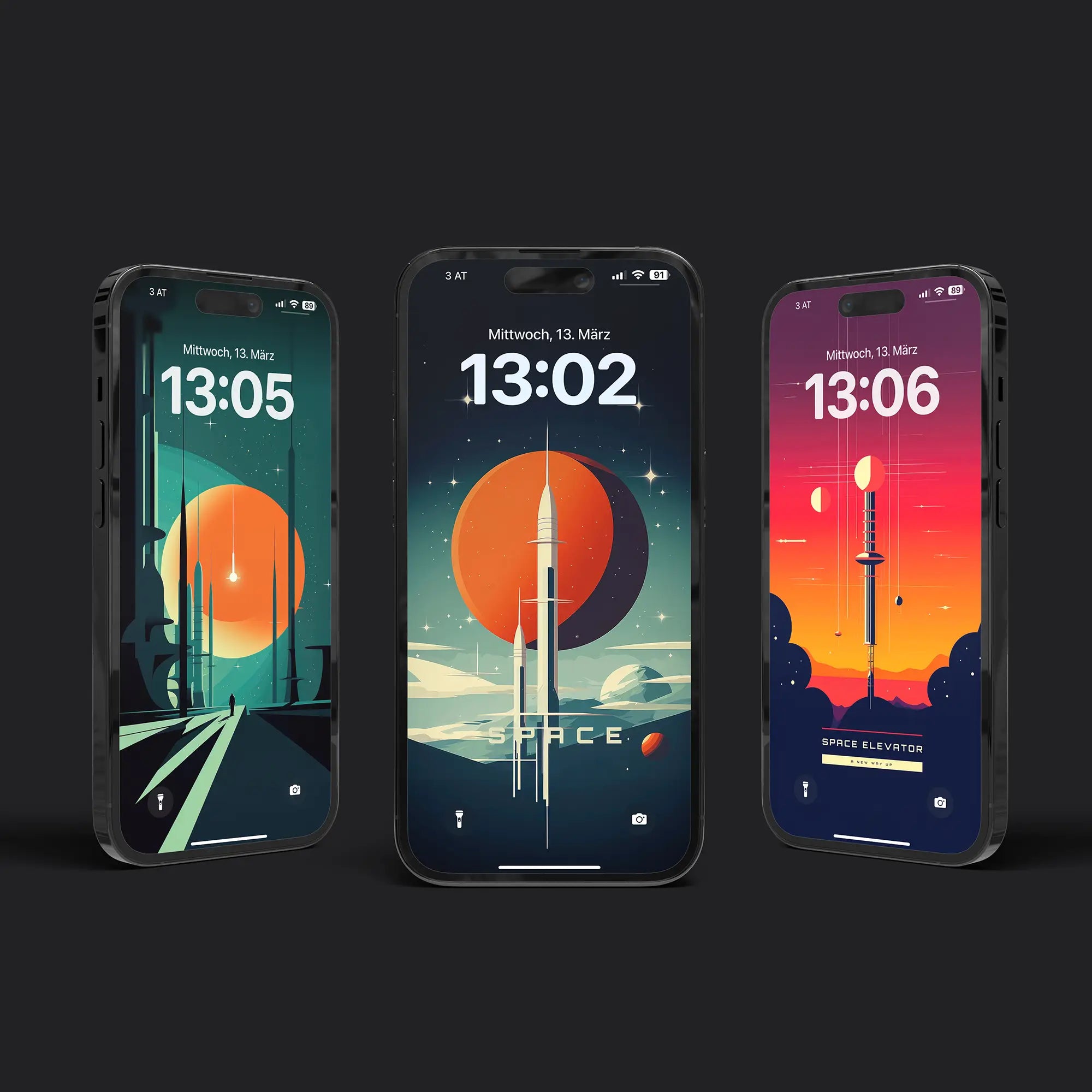 Space age wallpapers